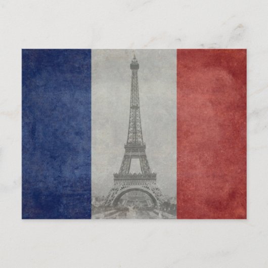Eiffeltoren, Parijs Frankrijk Briefkaart (Voorkant)