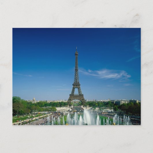 Eiffeltoren, Parijs, Frankrijk Briefkaart (Voorkant)