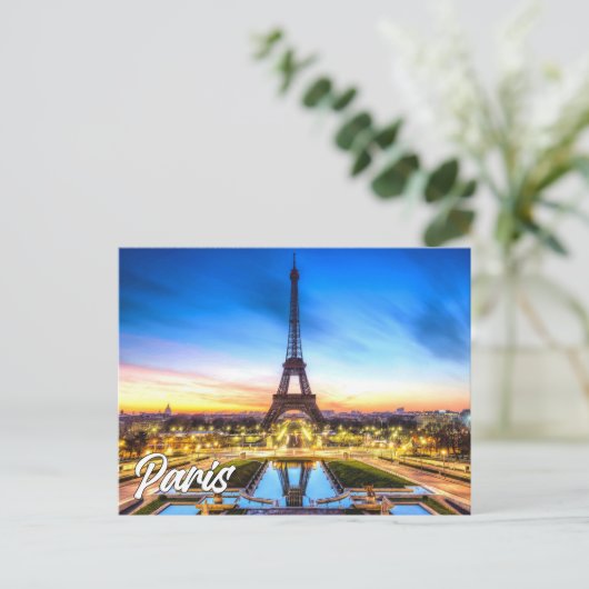 Eiffeltoren | Parijs Frankrijk Briefkaart (Staand voorkant)