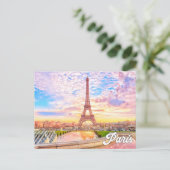 Eiffeltoren | Parijs Frankrijk Briefkaart (Staand voorkant)