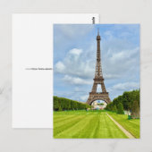 Eiffeltoren - Parijs Frankrijk Briefkaart (Voorkant / Achterkant)