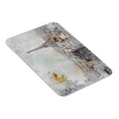 Eiffeltoren. Parijs, Frankrijk Briefkaart Magneet (Rechterzijde)