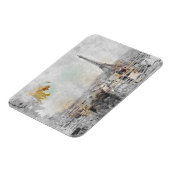 Eiffeltoren. Parijs, Frankrijk Briefkaart Magneet (Linkerzijde)