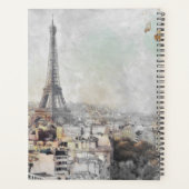 Eiffeltoren. Parijs, Frankrijk Briefkaart Planner (Achterkant)