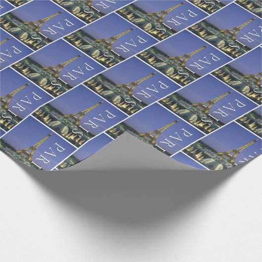 Eiffeltoren | Parijs, Frankrijk Cadeaupapier (Hoek)