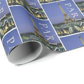 Eiffeltoren | Parijs, Frankrijk Cadeaupapier (Rol Hoek)