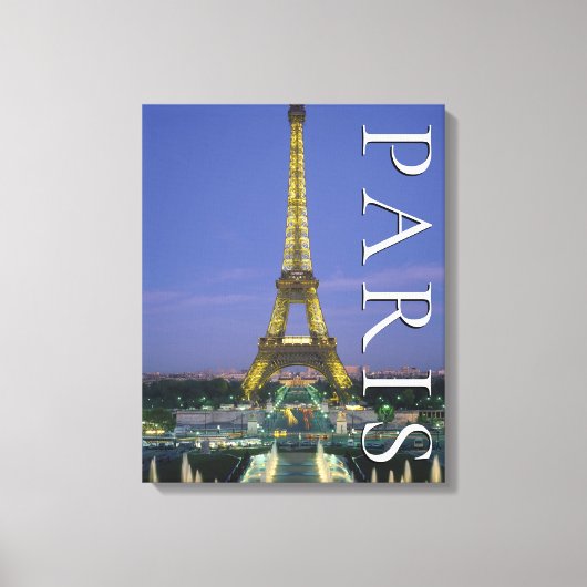 Eiffeltoren | Parijs, Frankrijk Canvas Afdruk (Voorkant)