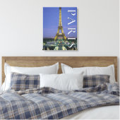 Eiffeltoren | Parijs, Frankrijk Canvas Afdruk (Insitu (Slaapkamer))