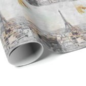 Eiffeltoren. Parijs, Frankrijk Classic Cadeaupapier (Rol Hoek)