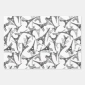 Eiffeltoren Parijs Frankrijk Design Inpakpapier Vel (Voorkant 2)