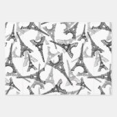 Eiffeltoren Parijs Frankrijk Design Inpakpapier Vel (Voorkant)