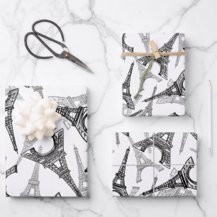 Eiffeltoren Parijs Frankrijk Design Inpakpapier Vel