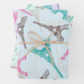 Eiffeltoren Parijs Frankrijk Design Inpakpapier Vel (In situ)