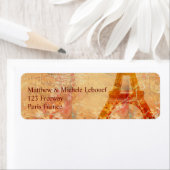 Eiffeltoren Parijs Frankrijk designer label (Insitu)