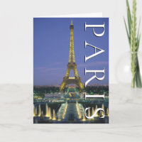 Eiffeltoren | Parijs, Frankrijk | Gefeliciteerd