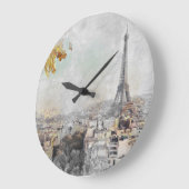 Eiffeltoren. Parijs, Frankrijk  Grote Klok (Hoek)