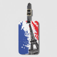 Eiffeltoren | Parijs, Frankrijk | Grunge Flag