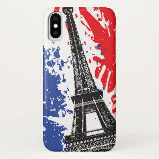 Eiffeltoren | Parijs, Frankrijk | Grunge Flag Case-Mate iPhone Case