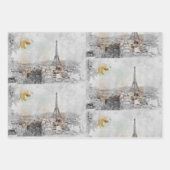 Eiffeltoren. Parijs, Frankrijk Inpakpapier Vel (Voorkant 3)