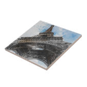 Eiffeltoren Parijs Frankrijk Keramische Tegel – El Tegeltje (Zijkant)