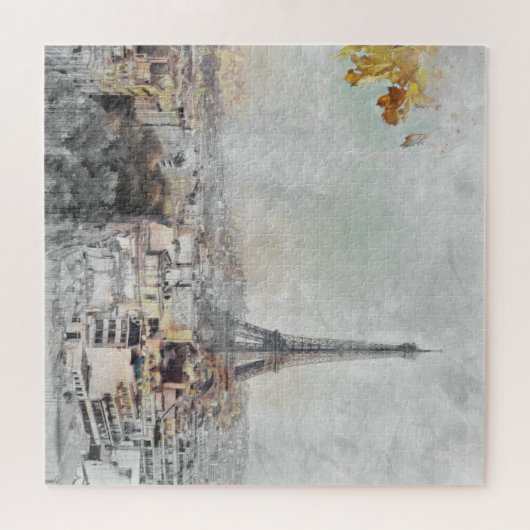 Eiffeltoren. Parijs, Frankrijk Legpuzzel (Horizontaal)