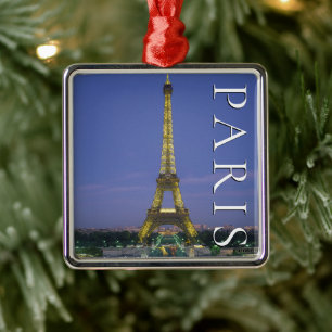 Eiffeltoren Parijs, Frankrijk Metalen Ornament