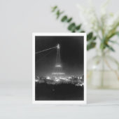 Eiffeltoren, Parijs, Frankrijk, Nacht uitzicht, Vi Briefkaart (Staand voorkant)