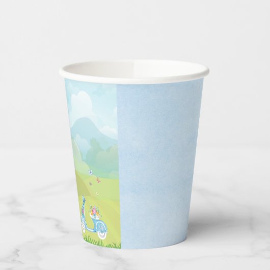 Eiffeltoren, Parijs, Frankrijk, partijthema Papieren Bekers (Links)