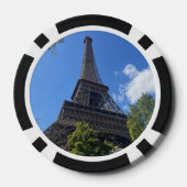 Eiffeltoren, Parijs, Frankrijk Poker Chips (Achterkant)