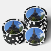 Eiffeltoren, Parijs, Frankrijk Poker Chips (Opstapeling)