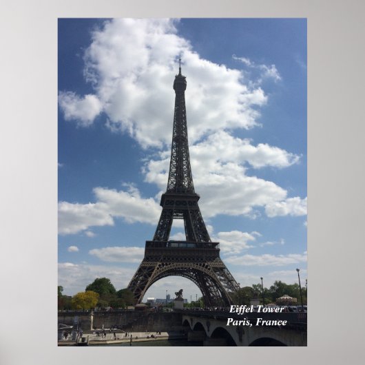 Eiffeltoren Parijs Frankrijk Poster (Voorkant)