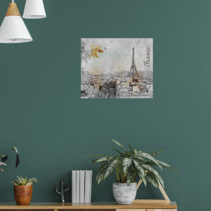 Eiffeltoren. Parijs, Frankrijk Poster