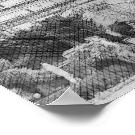 Eiffeltoren. Parijs, Frankrijk Poster (Hoek)