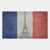 Eiffeltoren, Parijs Frankrijk Rechthoekige Sticker (Voorkant)