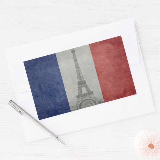 Eiffeltoren, Parijs Frankrijk Rechthoekige Sticker (Envelop)