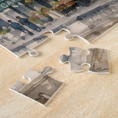 Eiffeltoren Parijs Frankrijk rivier Seine Legpuzzel (Zijkant)