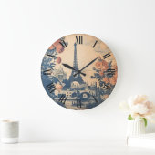 Eiffeltoren Parijs Frankrijk Schildermuur Grote Klok (Huis)