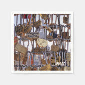 Eiffeltoren. Parijs. Frankrijk. Servetten (Voorkant)