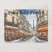 Eiffeltoren Parijs Frankrijk Stadsbeeld Briefkaart (Voorkant)