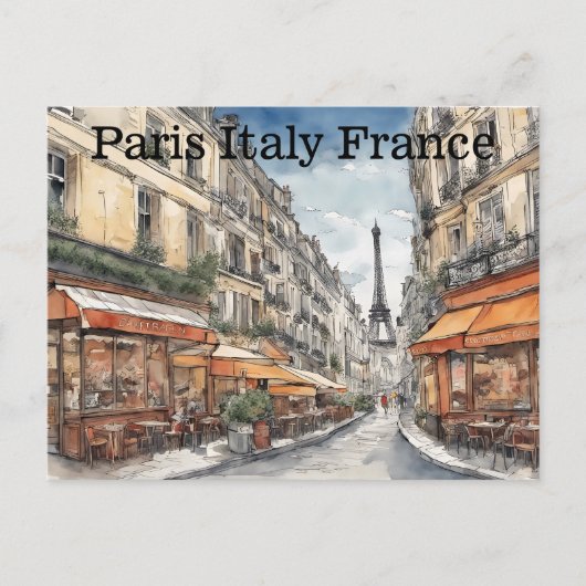 Eiffeltoren Parijs Frankrijk Stadsbeeld Briefkaart (Voorkant)