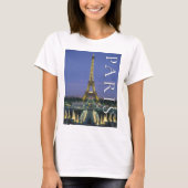 Eiffeltoren | Parijs, Frankrijk T-shirt (Voorkant)