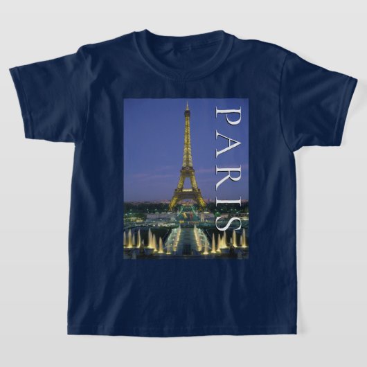 Eiffeltoren | Parijs, Frankrijk T-shirt (Laagn)