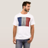 Eiffeltoren, Parijs Frankrijk T-shirt (Voorkant volledig)
