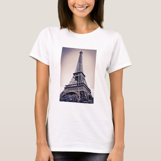 Eiffeltoren, Parijs, Frankrijk T-shirt (Voorkant)
