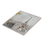 Eiffeltoren. Parijs, Frankrijk Tegeltje (Zijkant)