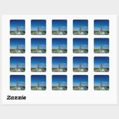 Eiffeltoren, Parijs, Frankrijk Vierkante Sticker (Vel)