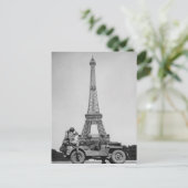 Eiffeltoren Parijs Frankrijk WO2 Briefkaart (Staand voorkant)