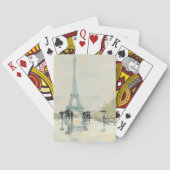 Eiffeltoren | Parijs in de regen Speelkaarten (Achterkant)