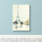 Eiffeltoren | Parijs in de Regering Canvas Afdruk (Insitu (Houten vloer))