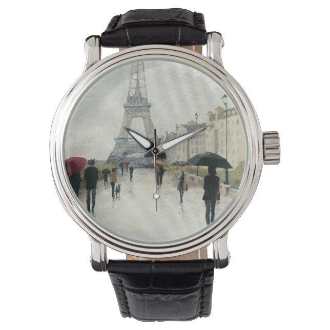 Eiffeltoren | Parijs in de Regering Horloge (Voorkant)